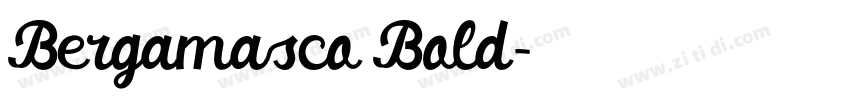 Bergamasco Bold字体转换